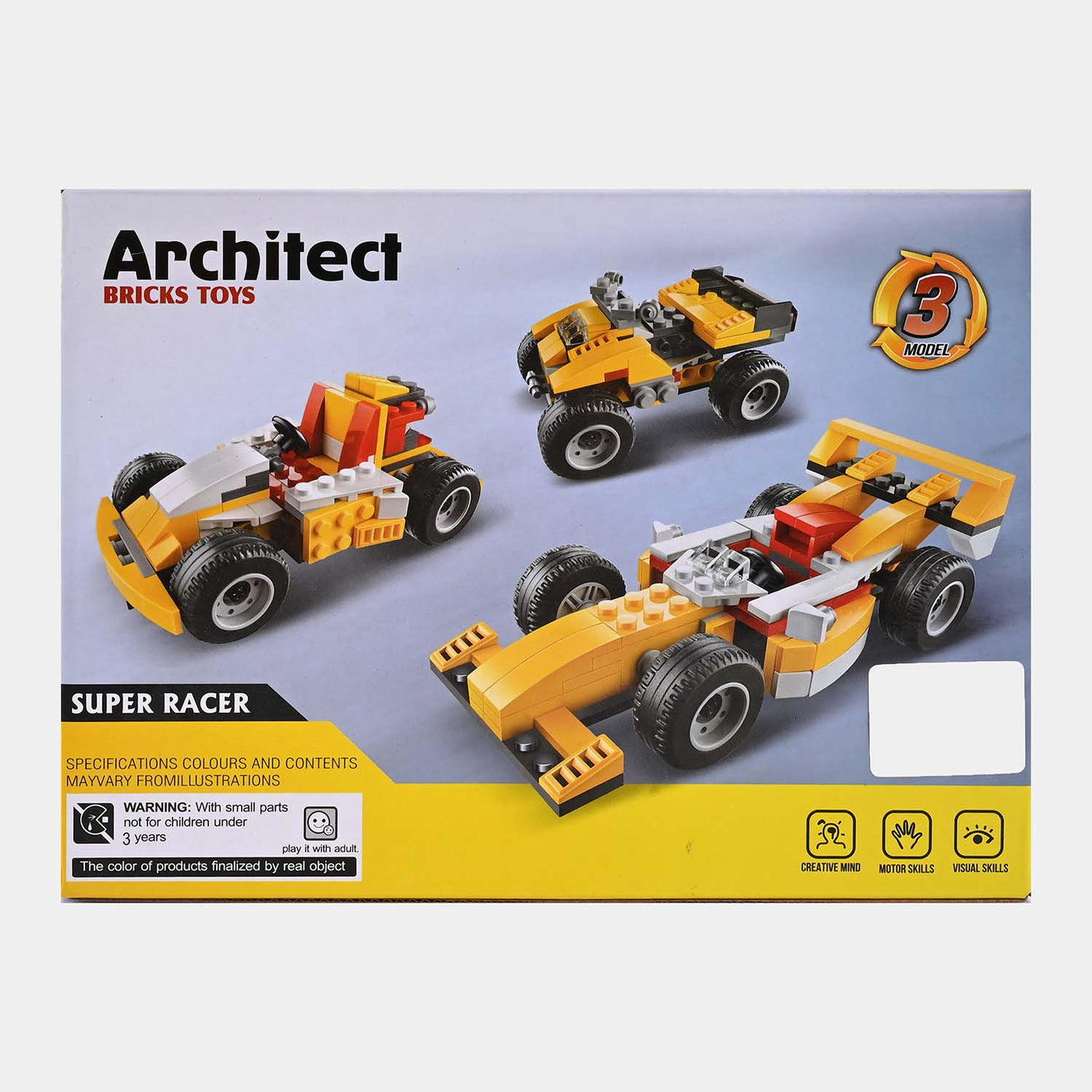 Bricks Set Super Racer Toy DIY 3106