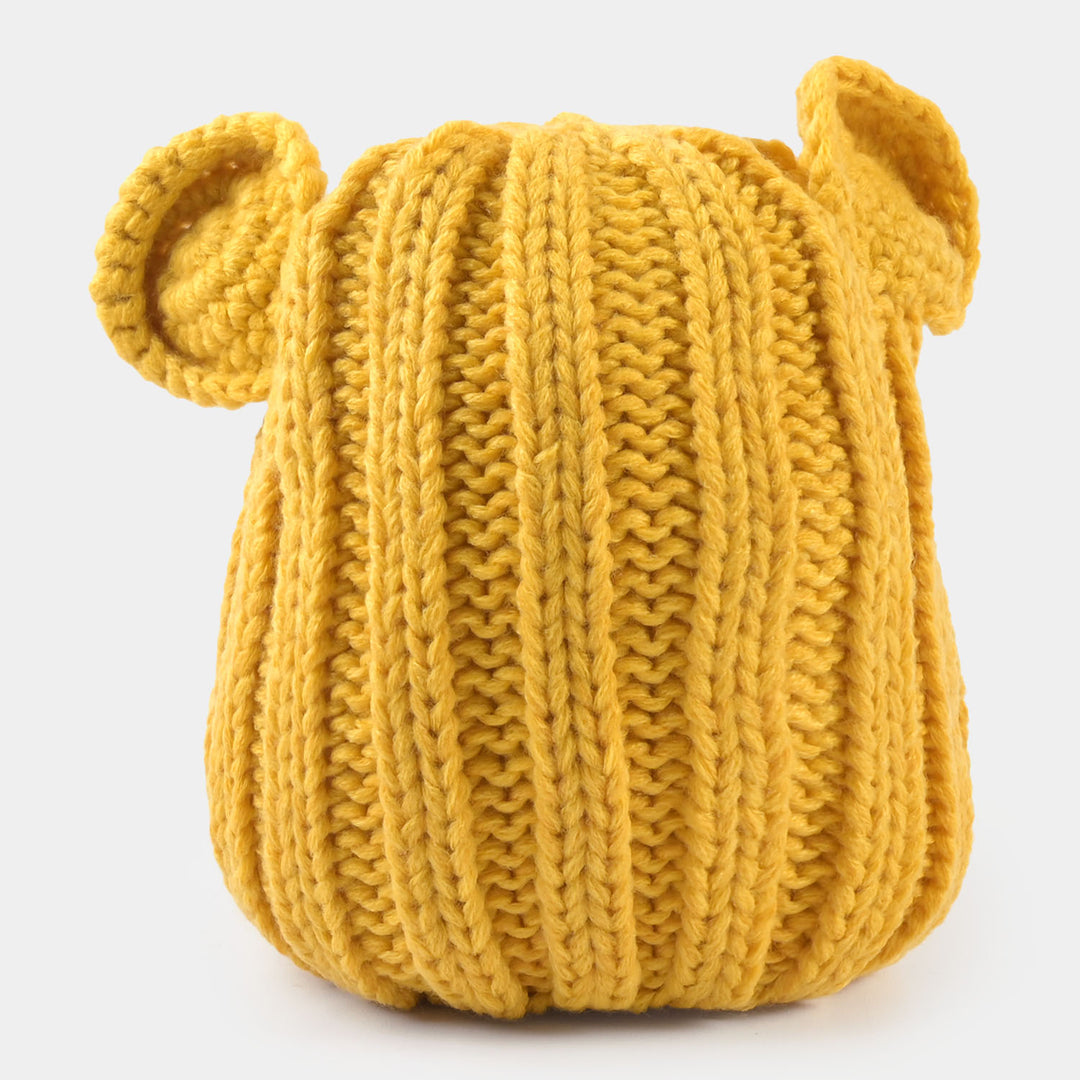 Woolen Winter Cap/Hat 6M+ | Yellow