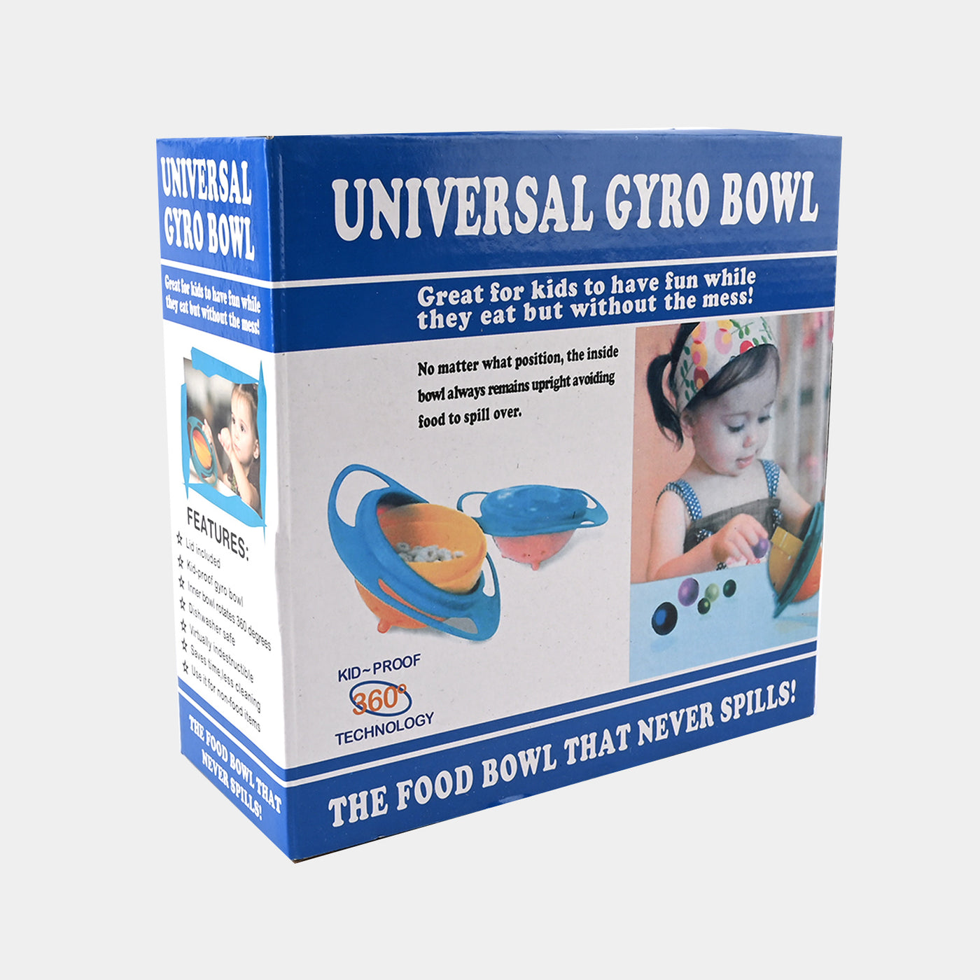 Universal Gyro Feeding Bowl