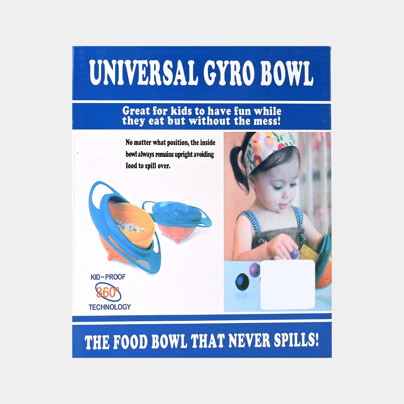 Universal Gyro Feeding Bowl