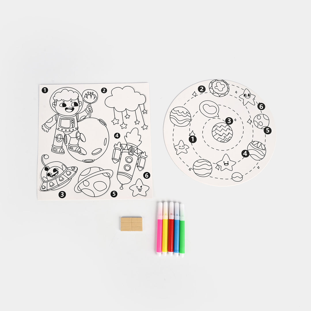 Coloring Card Set