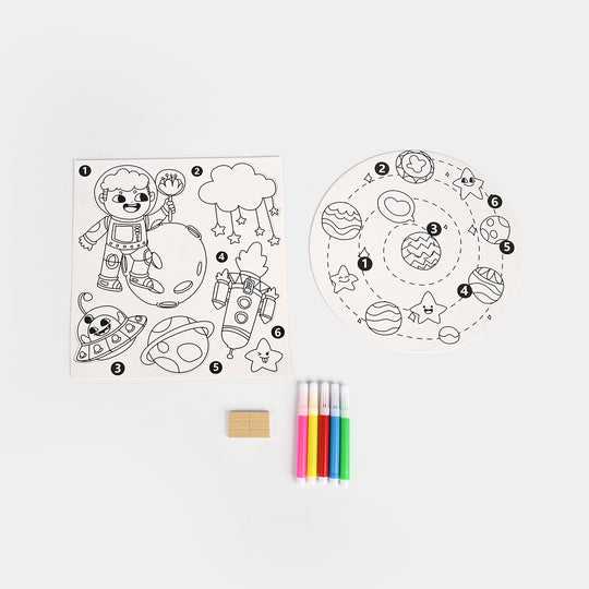 Coloring Card Set