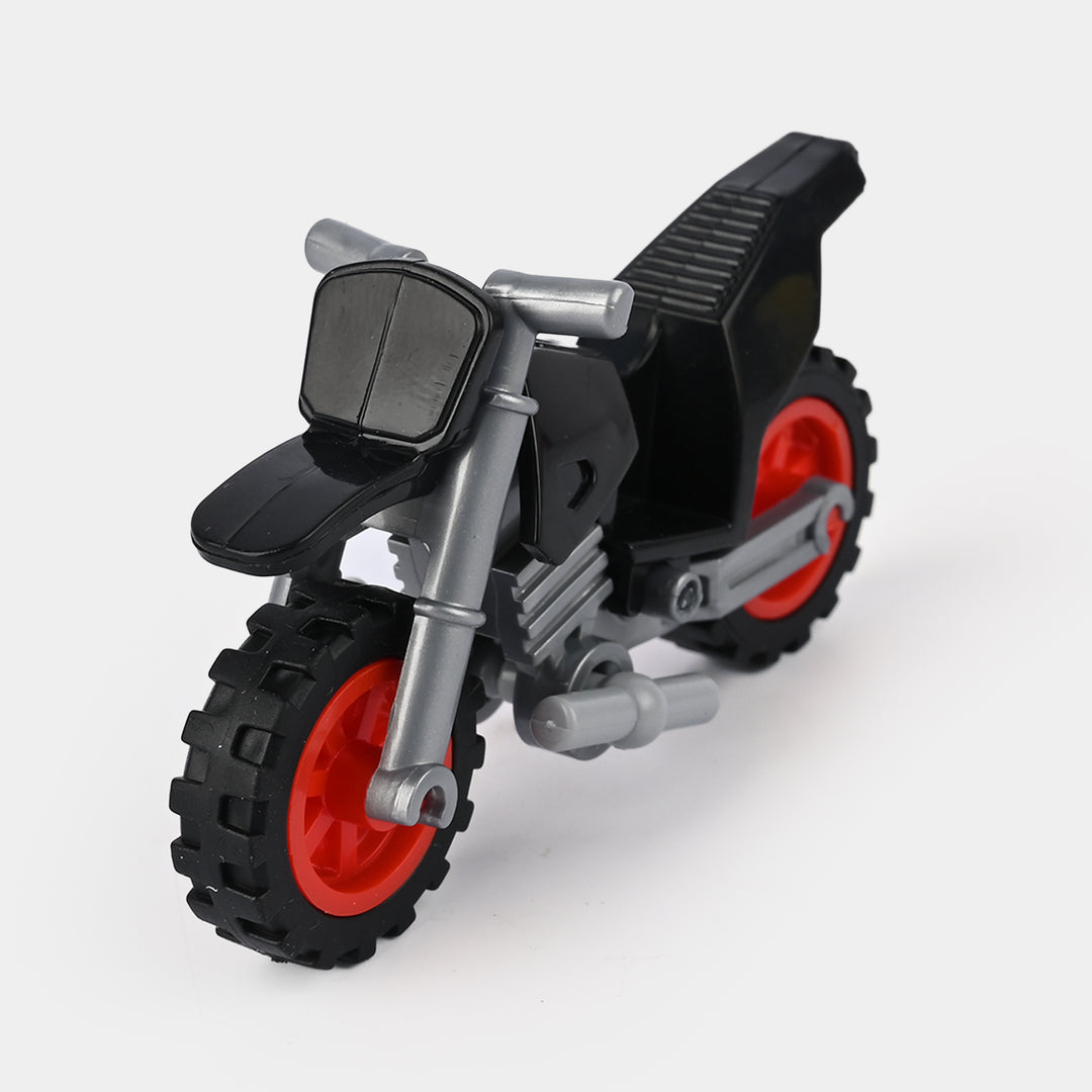 Die Cast Model Car With Mini Bike For Kids