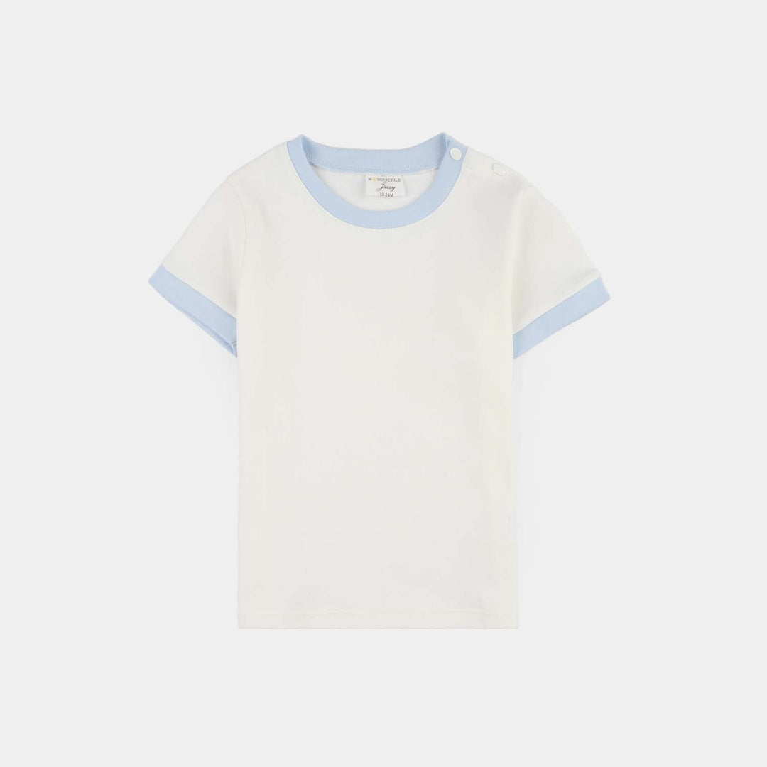 Infant Boys Jersey/Terry 2Pc Suit 287-053-WHITE