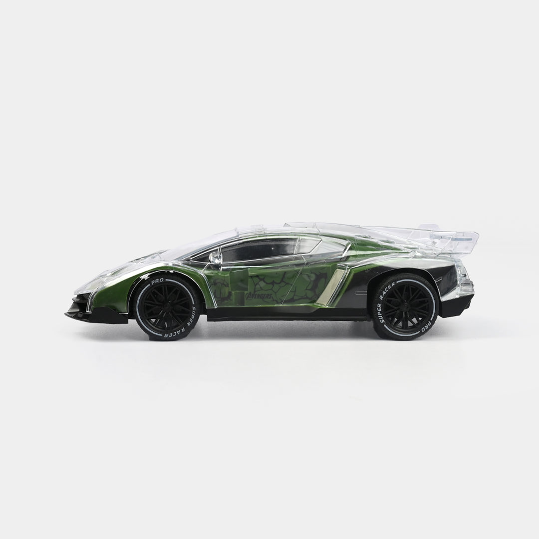 REMOTE CONTROL CAR WITH LIGHTS FOR KIDS