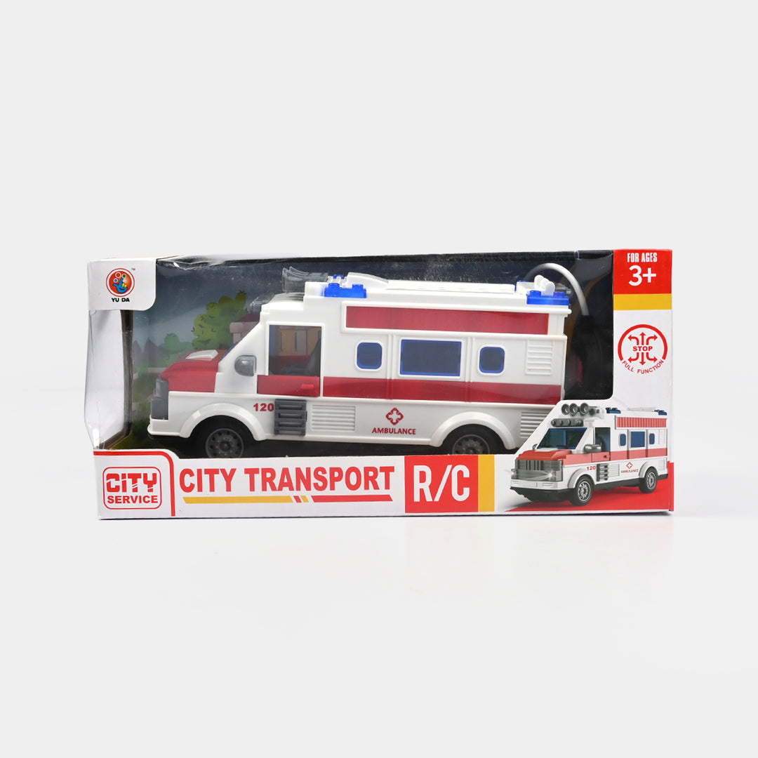 Remote-Controlled Vehicle Ambulance Toy For Kids
