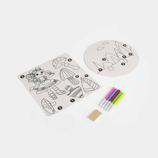 Coloring Card Set