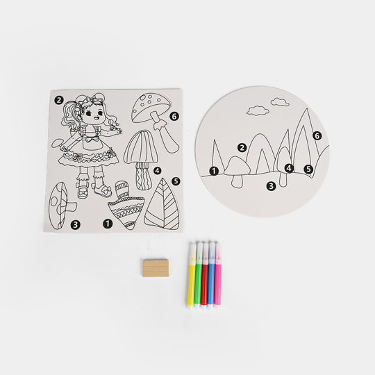 Coloring Card Set