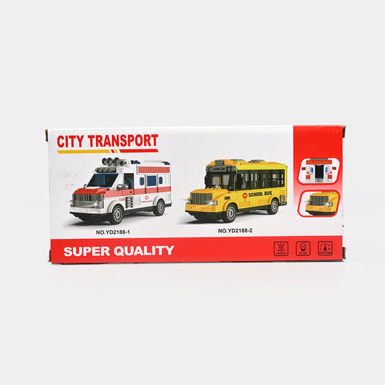 Remote-Controlled Vehicle Ambulance Toy For Kids