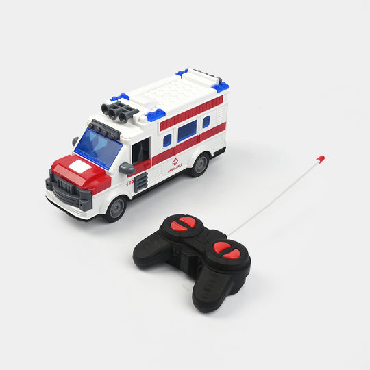 Remote-Controlled Vehicle Ambulance Toy For Kids