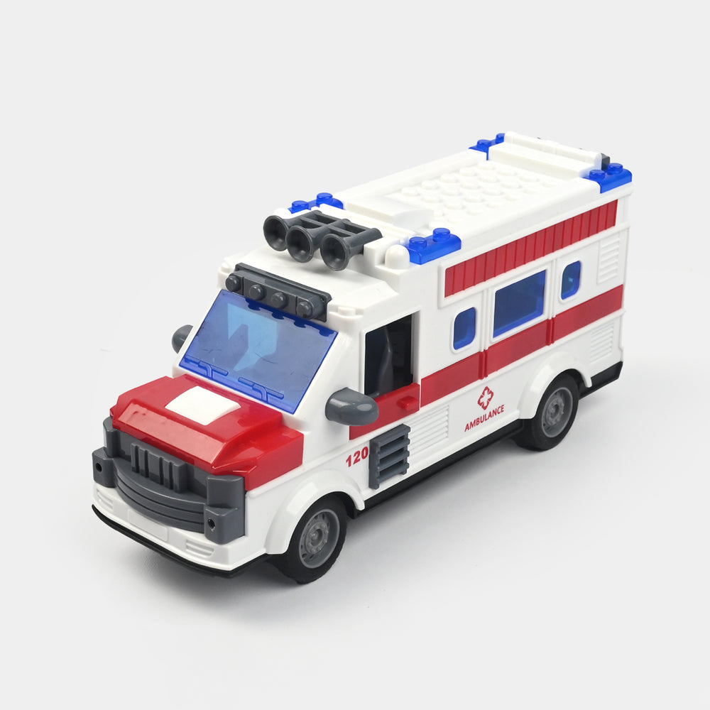 Remote-Controlled Vehicle Ambulance Toy For Kids