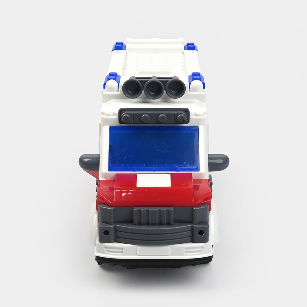 Remote-Controlled Vehicle Ambulance Toy For Kids