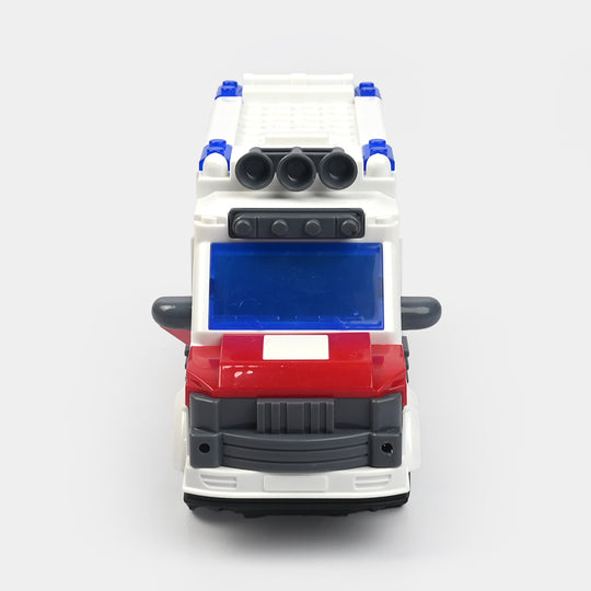 Remote-Controlled Vehicle Ambulance Toy For Kids