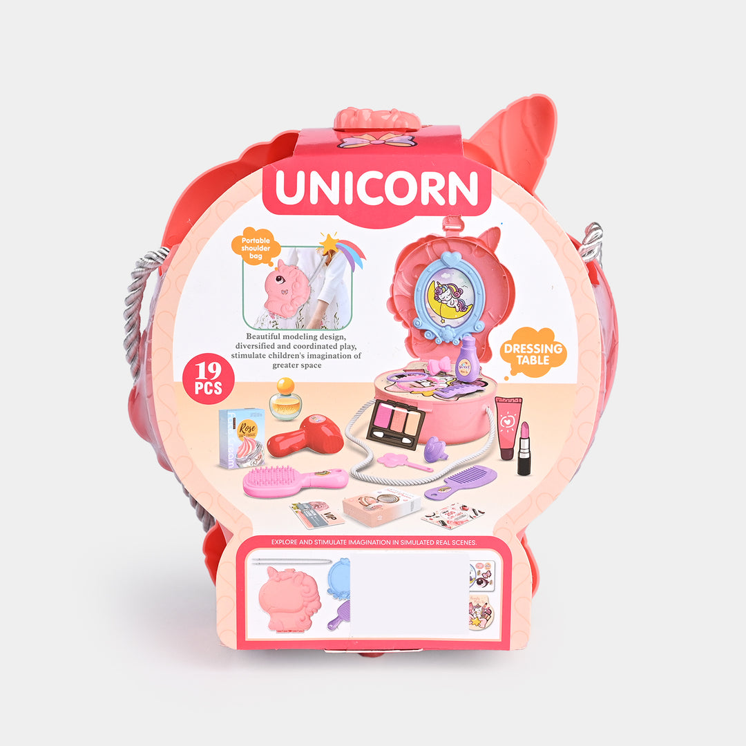 Little Unicorn Makeup Theme Play Set