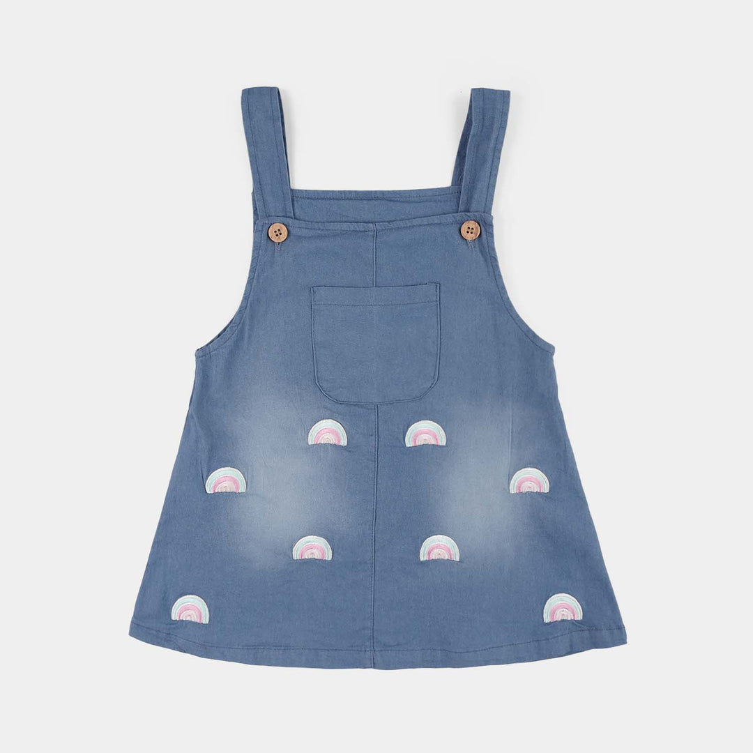 Infant Girls Jersey/Terry 2Pc Suit 287-094-NAVY