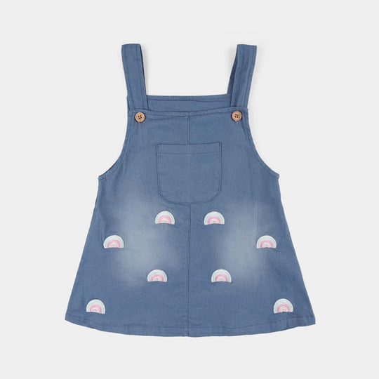 Infant Girls Jersey/Terry 2Pc Suit 287-094-NAVY