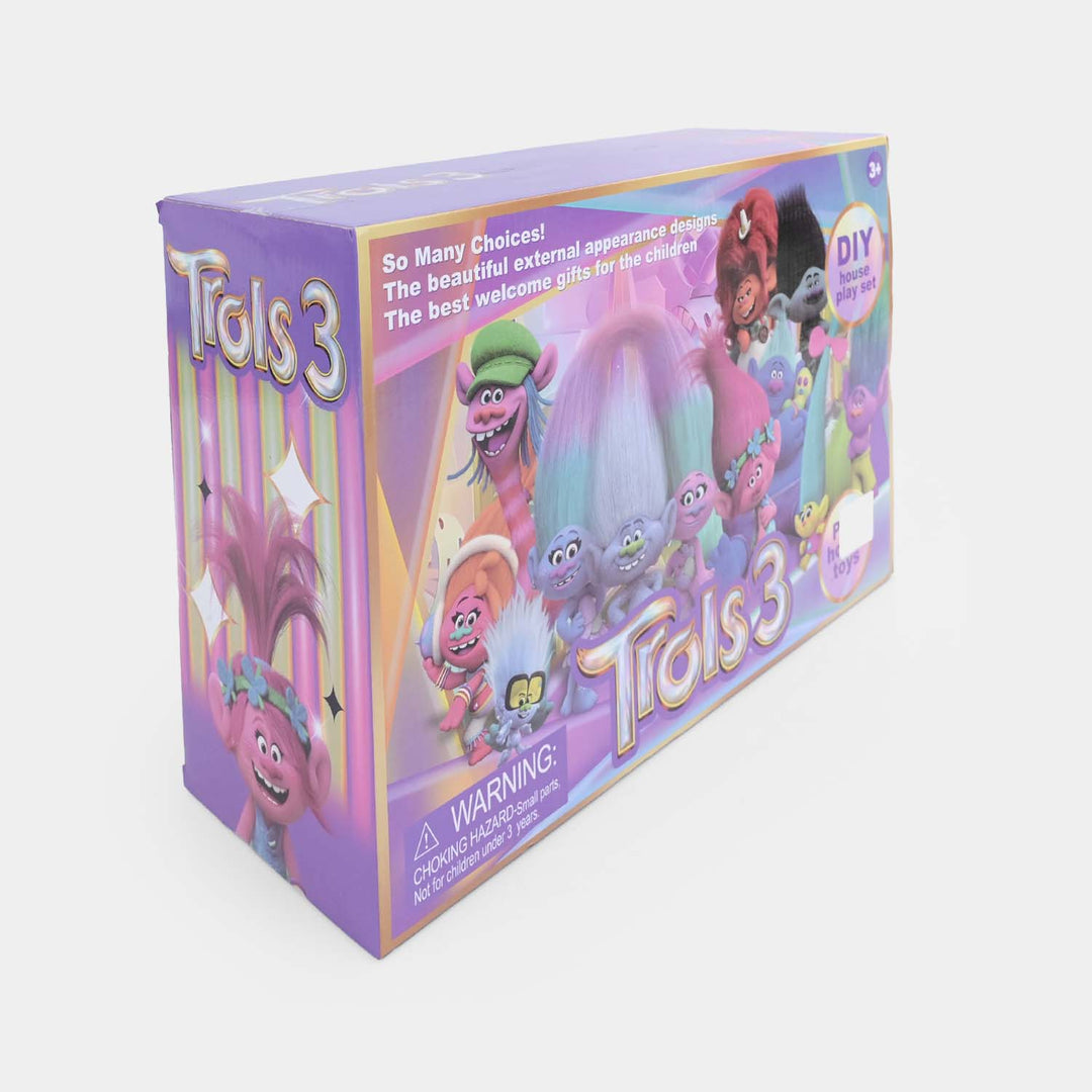 Multi-Level Dollhouse Building Toy Set for Kids