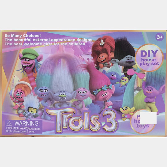 Multi-Level Dollhouse Building Toy Set for Kids