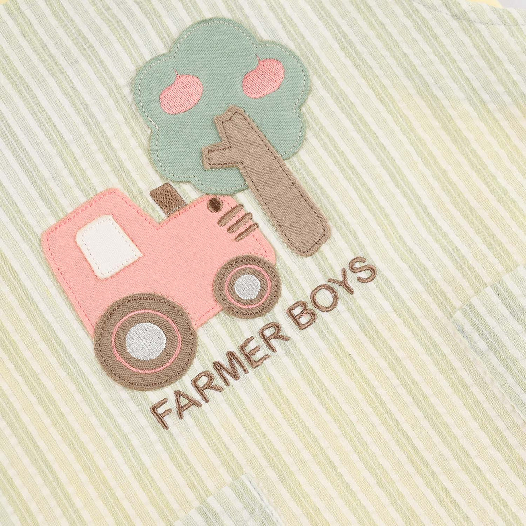 Infant Boys Jersey/Terry 2Pc Suit 287-032-GREEN