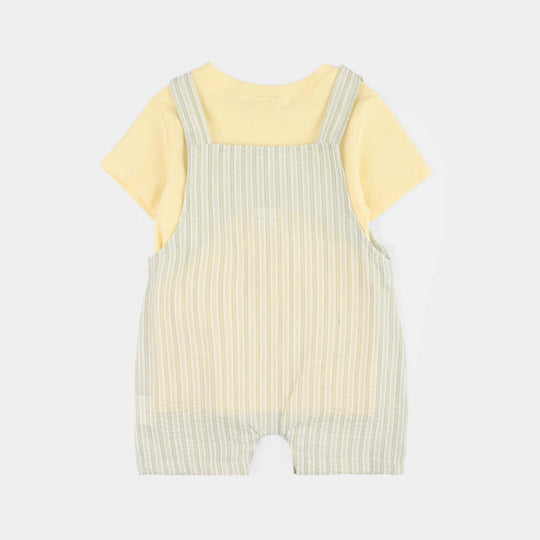 Infant Boys Jersey/Terry 2Pc Suit 287-032-GREEN