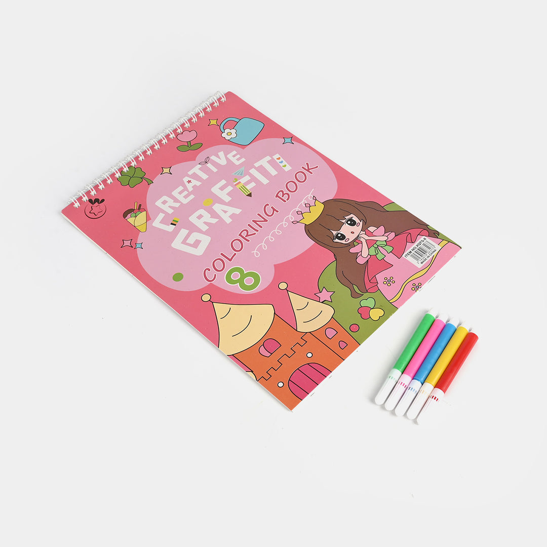 Creative Graffiti Colorig Book