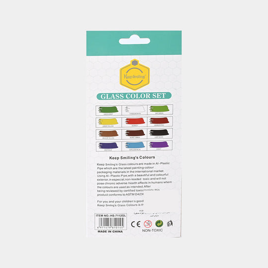 Glass Colors Paint Set | 12mlx12