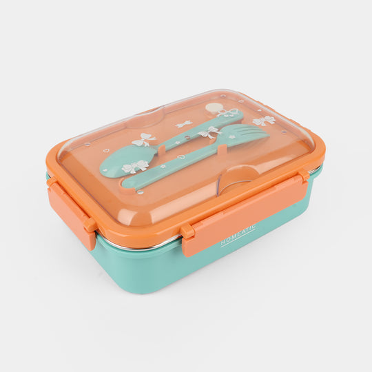 Stainless Steel Lunch Box 800ml Green