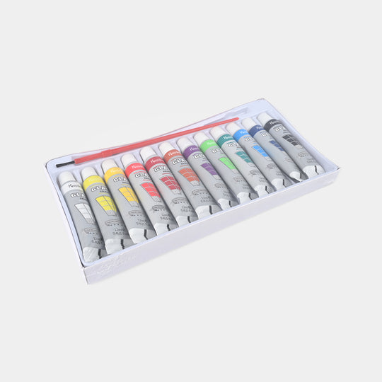 Glass Colors Paint Set | 12mlx12