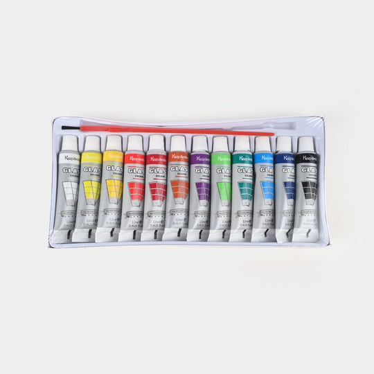 Glass Colors Paint Set | 12mlx12