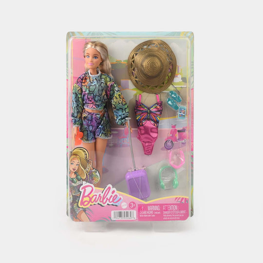 Girls Fashion Doll Toy – Holiday Fun
