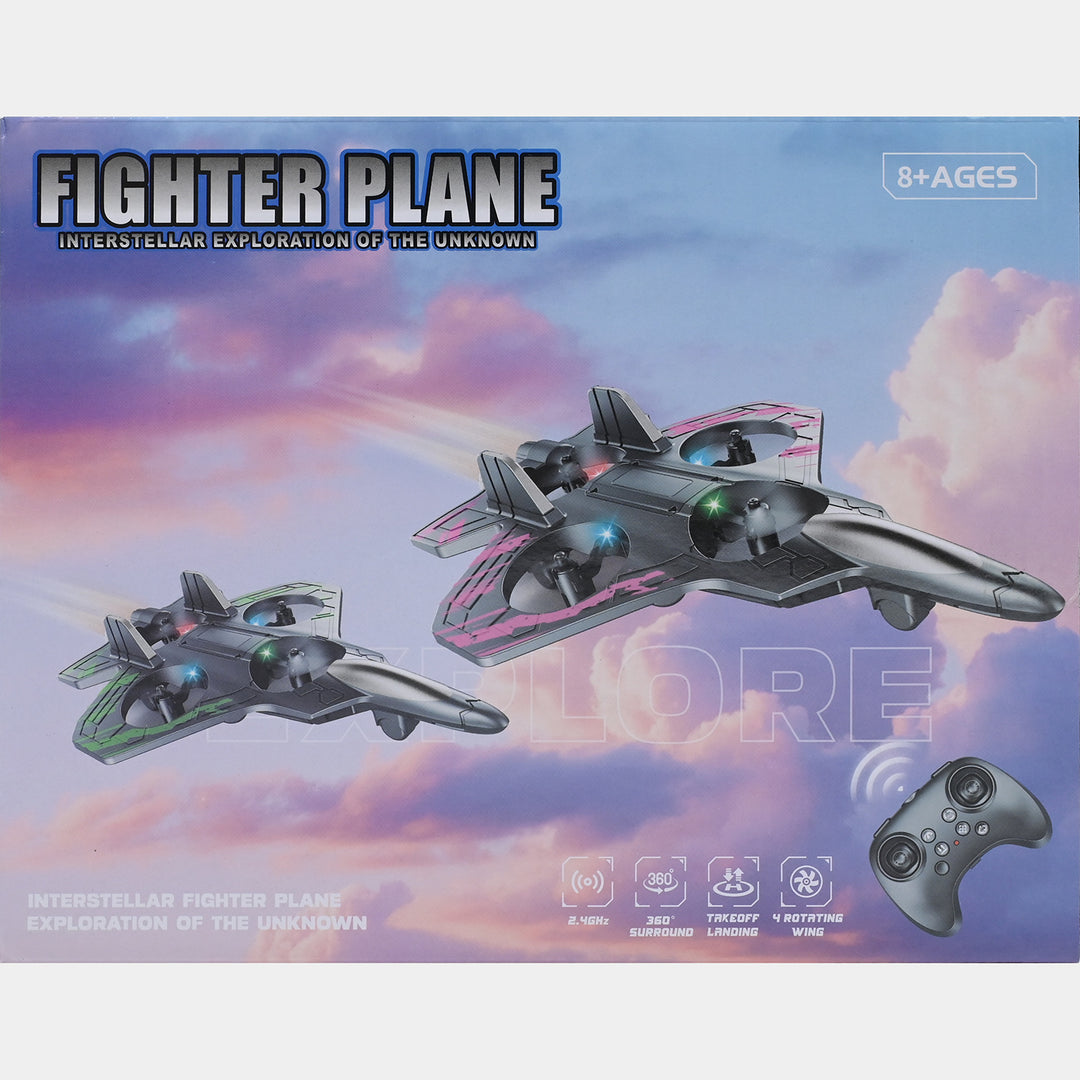 Fighter Plane 2.4GHz Remote Control Stunt Drone Quadcopter