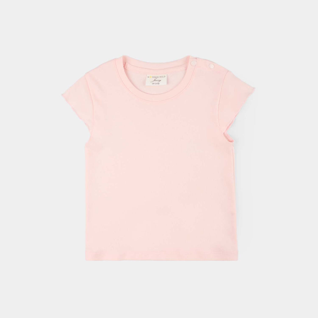 Infant Girls Jersey/Terry 2Pc Suit 287-117-PINK