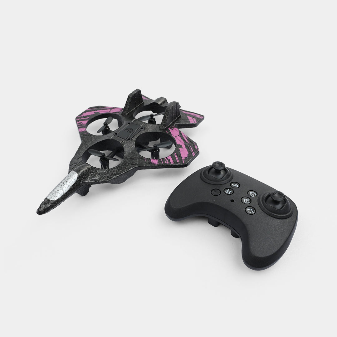 Fighter Plane 2.4GHz Remote Control Stunt Drone Quadcopter