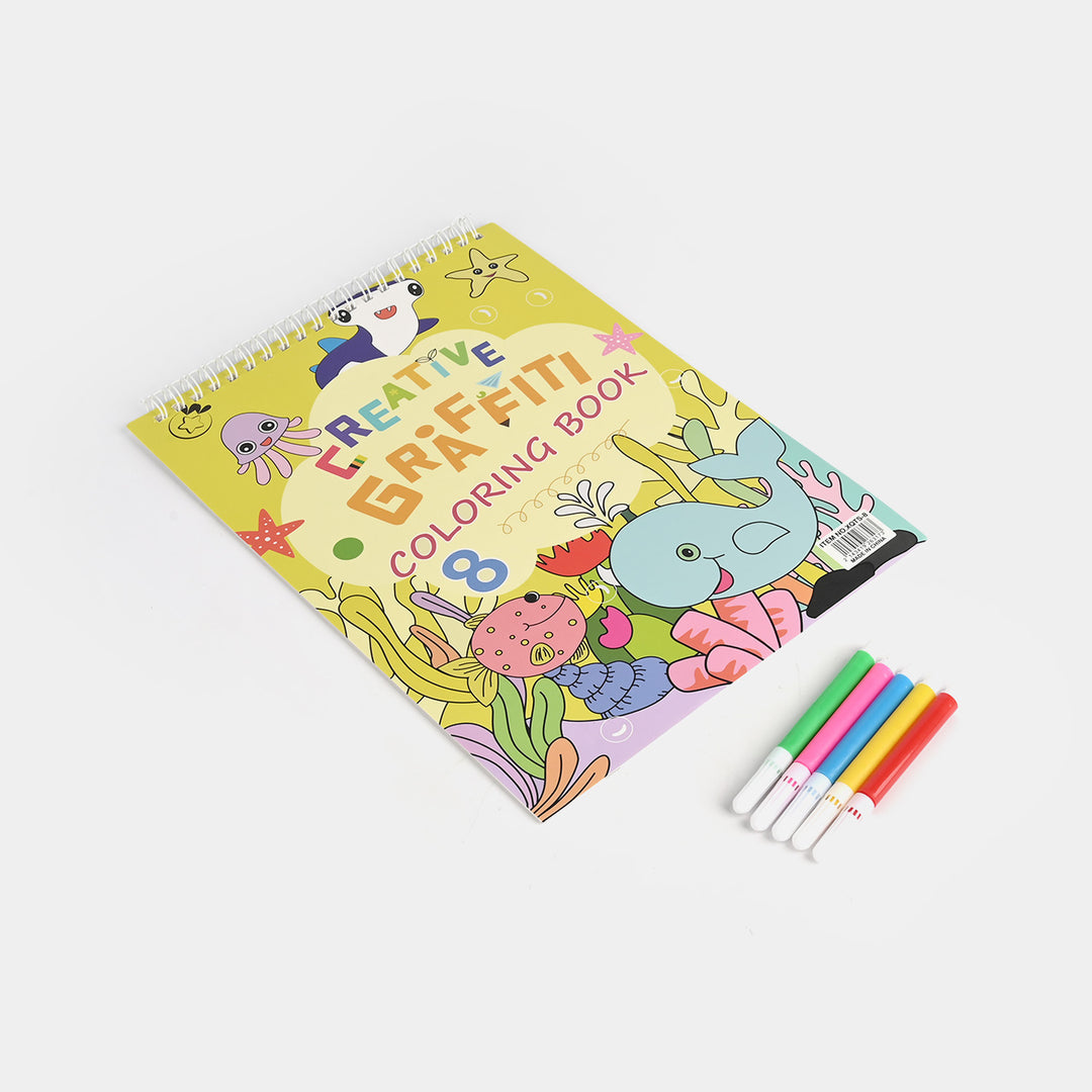 Creative Graffiti Colorig Book