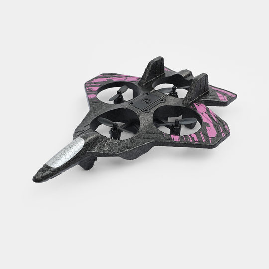 Fighter Plane 2.4GHz Remote Control Stunt Drone Quadcopter