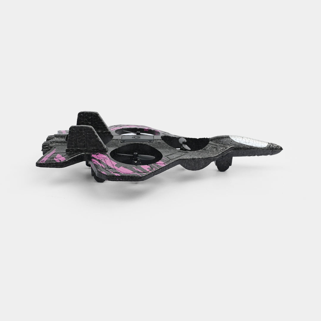 Fighter Plane 2.4GHz Remote Control Stunt Drone Quadcopter
