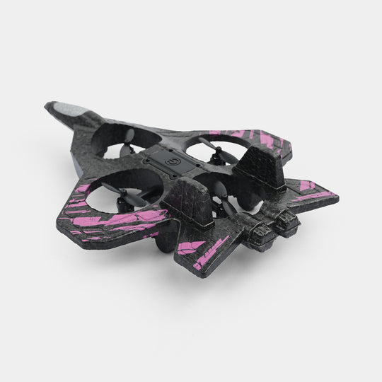 Fighter Plane 2.4GHz Remote Control Stunt Drone Quadcopter