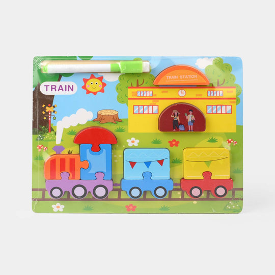 Train Wooden Sheet Toy