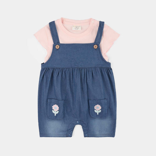 Infant Girls Jersey/Terry 2Pc Suit 287-117-PINK