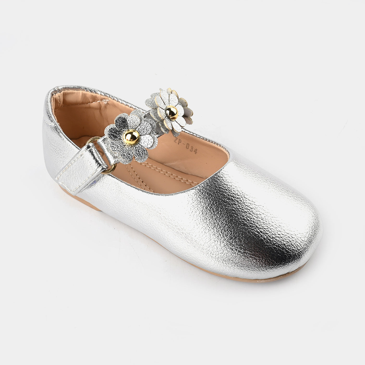 Girls Pumps ZP-034-SILVER