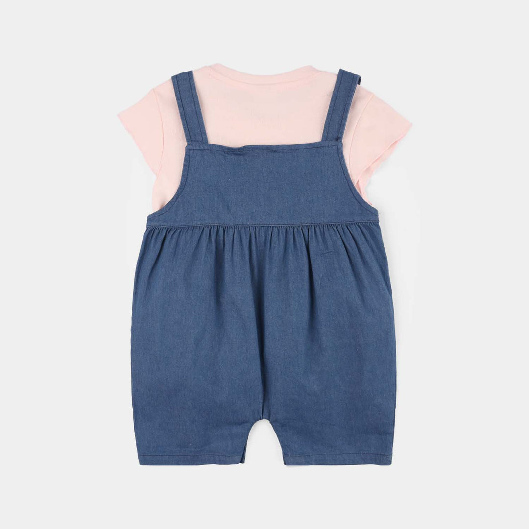 Infant Girls Jersey/Terry 2Pc Suit 287-117-PINK