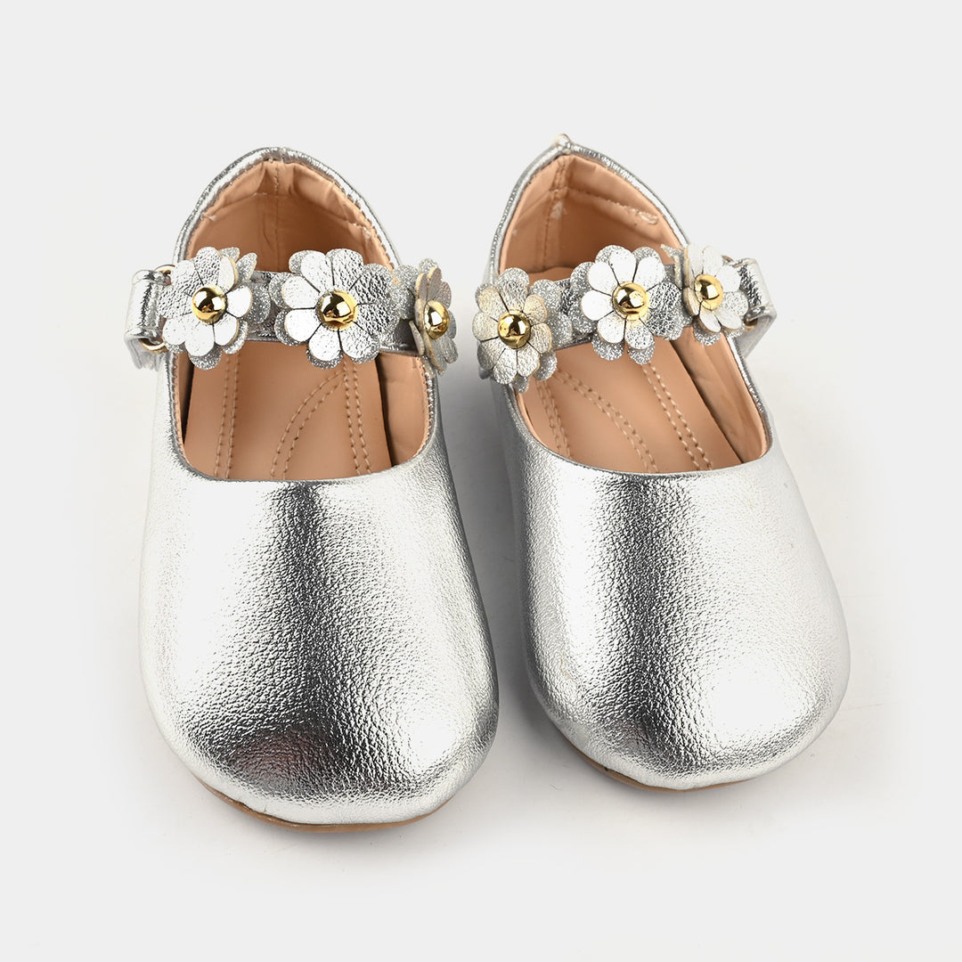 Girls Pumps ZP-034-SILVER