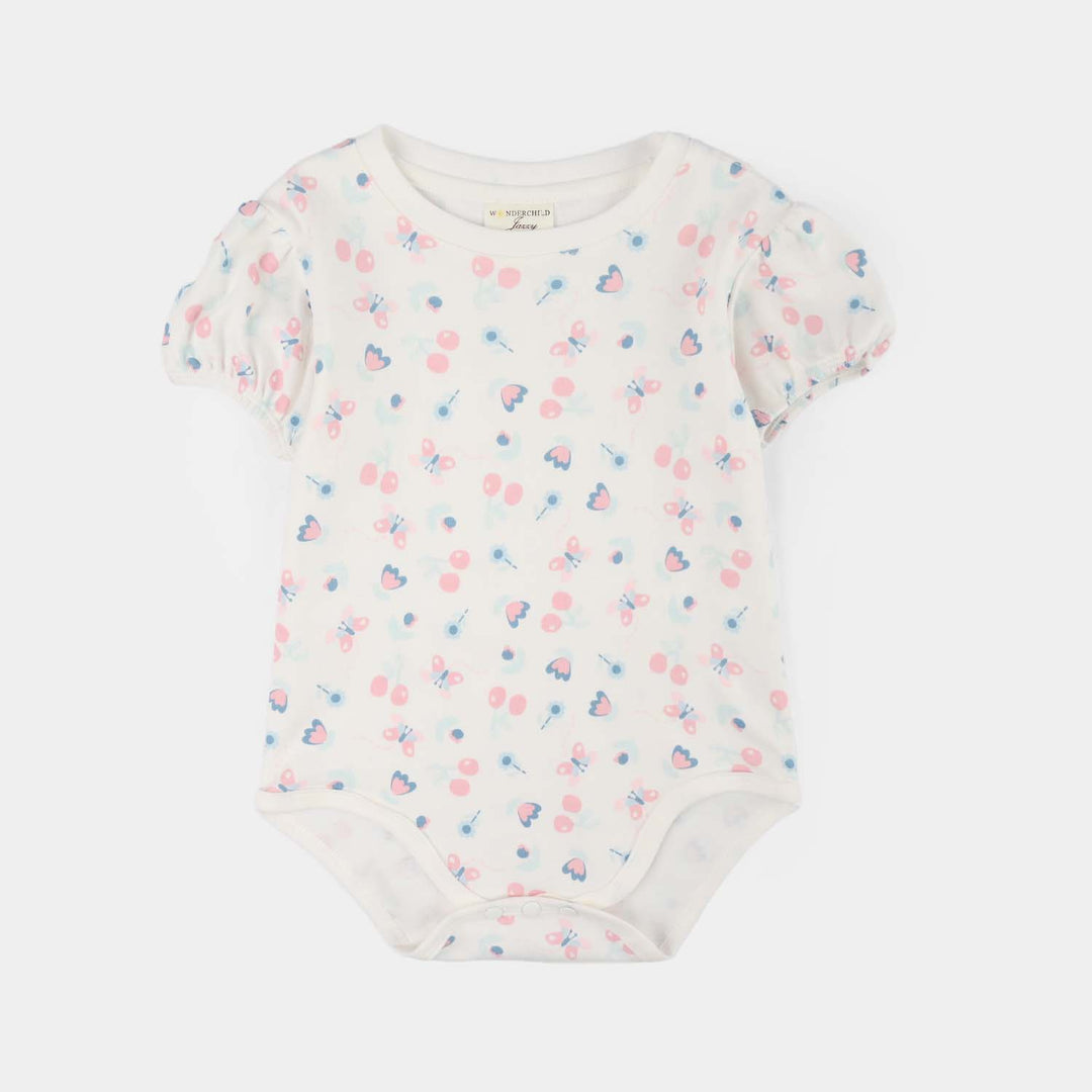 Infant Girls Jersey/Terry 2Pc Suit 287-115-NAVY