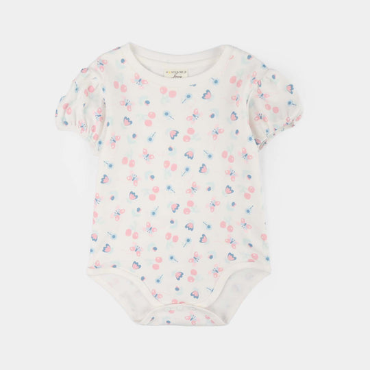 Infant Girls Jersey/Terry 2Pc Suit 287-115-NAVY