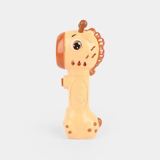 Automatic Electric Bubble Stick Toy with Light Effects
