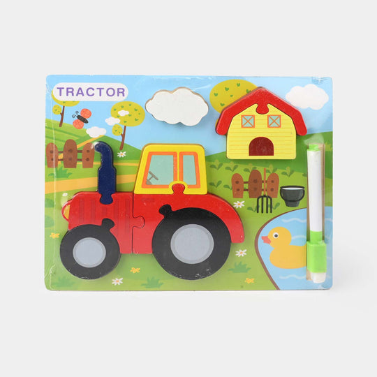Tractor Wooden Sheet Toy