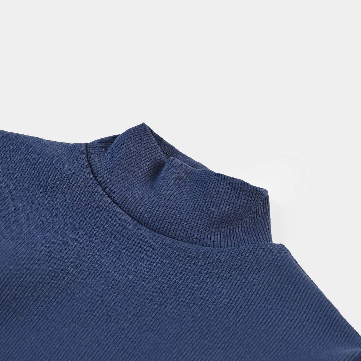 Kids Unisex Thermal Turtle Neck -NAVY