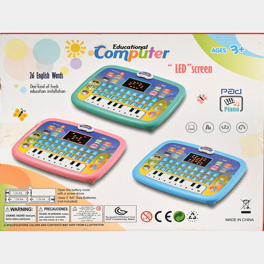 Educational Computer Learning Machine with LED Screen