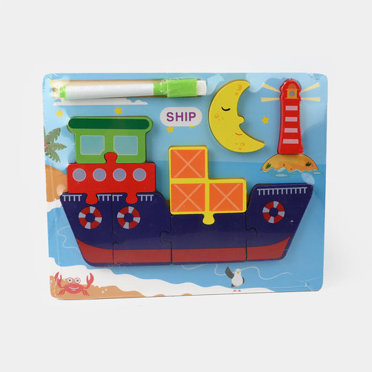 Ship Wooden Sheet Toy