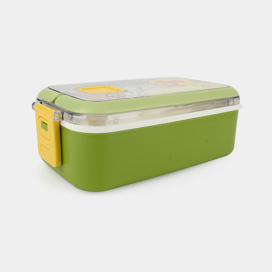 Plastic Lunch Box for Kids | 1L – Green